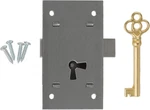 Steel Flush Mount Cabinet Door Lock With Key - 3" High X 1 3/4" Wide Silver. Fixed Price $19.37.