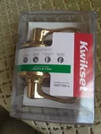 Kwikset Security Delta Hall And Closet Lever Gold 200DNL3CPV1,92001-523. Fixed Price $30.00.