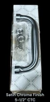 Baldwin 2560.264 Utility Door Handle Pull 5-1/2 Ctc Satin Chrome Nos. Fixed Price $39.99.