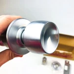 Yale Passage Closet Door Knob BR5301 380BN 26D Satin Chrome New Old Stock Nos. Fixed Price $22.49.