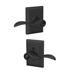 Schlage F51A 622 Accent Lever With Addison Trim Keyed Entry Lock In Matt. Fixed Price $26.99.
