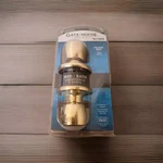 Gatehouse Bed/bath Gold Door Knob New In Box #0117976. Fixed Price $12.12.