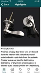 (lot Of 9)GOBRICO Keyless Satin Nickel Bed And Bath Privacy Wave Door Lever Lock. Fixed Price $180.00.