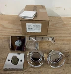 Baldwin FDCCYCSR260 Contemporary Crystal Two-sided Dummy Door Knob Set *read*. Fixed Price $35.99.