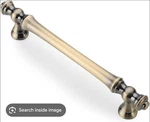 Ravinte Cabinet Hardware Brushed Antique Brass Handle Pull 5 Inches Set Of 20. Fixed Price $45.00.