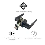 Design House Delavan Latch Entry Straight Brass Door Handle In Oil Rubbed Bronze. Fixed Price $47.59.