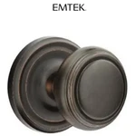 Emtek 8100NWUS10B Norwich Passage Door Knob Set With Regular Rose Oil Rubbed Bro. Fixed Price $79.00.
