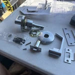 Brinks Commercial Privacy Door Lever Satin Chrome (parts Unknown If All There). Fixed Price $12.00.