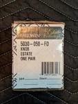 Baldwin 5030-050-FD Estate Collection Solid Brass Round Dummy Door Knob One Pair. Fixed Price $102.00.