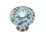 Lot Of 8 Atlas Homewares Dream Glass Collection Marine Round Cabinet Knobs. Fixed Price $25.00.