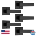 Probrico 5X Black Dummy Lever Single Sided Handle Closet French Doors. Fixed Price $83.72.
