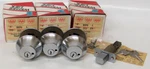 X Weiser Lock 9370 Double Cylinder Deadbolt Satin Chrome Keyed Alike. Fixed Price $74.99.