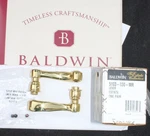 Baldwin Estate 5103-030-MR Privacy Door Lever Handle Pair Polished Brass New. Fixed Price $69.99.