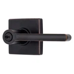 Brinks Contemporary Keyed Entry Door Lever Tuscan Bronze Reversible Hardware. Fixed Price $52.59.