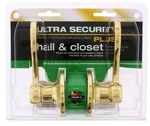 Nip Ultra Hardware 44580 Security Plus Gold Tone Hall-closet Scroll Door Lever. Fixed Price $29.99.