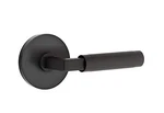 Emtek Select Privacy, L-square Stem, Knurled Lever, Flat Black Rh. Fixed Price $226.40.