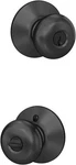 Schlage Plymouth Keyed Entry Panic Proof Door Knob Set F51A. Fixed Price $21.99.