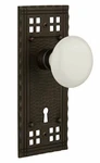 Nostalgic Warehouse Craftsman Plate With Keyhole White Porcelain Knob, Mortise -. Fixed Price $205.84.