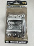 Wright Wood Screen Door Kit, Stainless Steel, Self Closing Hinge And Latch. Fixed Price $15.00.