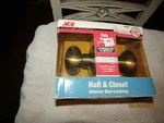 Ace 5366562 Hall & Closet Egg Knob Door Satin Nickel New Stock. Fixed Price $6.99.