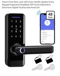 New Gekrone A233 Fingerprint Smart Door Lock Keypad App Control Black 48 Pack. Fixed Price $69.00.