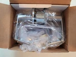 Heavy Duty Satin Chrome Grade 2 Passage Door Lever Handle Hall Closet. Fixed Price $29.99.