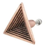 Triangular Pyramid Antique Copper Aluminum Cabinet Knob. Fixed Price $72.43.