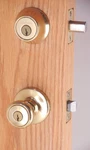 Kwikset Tylo Knob With Double Cylinder Deadbolt Polished Brass 695T3 #96K. Fixed Price $13.99.