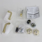 Baldwin Briarcrest Lever Passage Set W/ 5070 Rose Satin Brass L033.044.PASS. Fixed Price $85.00.