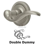 Grandeur 821570 Newport Rosette With Bellagio Lever, Double Dummy, Satin Nickel. Fixed Price $99.99.