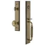 Grandeur Carre Solid Brass Rose Dummy Full Plate Grip Handleset -. Fixed Price $200.00.