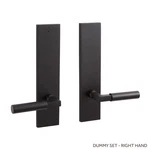 Signature Hardware 455668 Tolland Solid Brass Dummy Door Knob Set, Matte Black. Fixed Price $21.00.