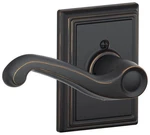 Schlage F170-FLA-ADD-LH Flair Left Handed Non-turning One-sided Bronze. Fixed Price $38.69.
