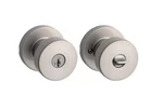 Kwikset Keyed Entry Knob Satin Nickel Finish Smart Pismo Round Rose. Fixed Price $21.99.