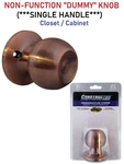 Constructor Door Knob Lever Handle Lockset Deadbolt Antique Copper Finish. Fixed Price $9.98.