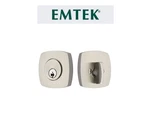 Emtek 8426US15 Urban Modern Single Cylinder Deadbolt Satin Nickel. Fixed Price $88.00.