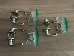 Lot Of 3 Kwikset Dorian Satin Nickel Non-locking Passage Hall Closet Door Lever. Fixed Price $29.95.
