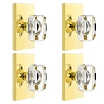 Dllween Glass Gold Dummy Door Knob Polished Brass Crystal. Fixed Price $81.34.