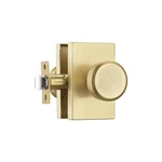Starpy Satin Brass Door With Non Locking,interior Pismo Knobs, Heavy. Fixed Price $39.96.