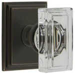 Grandeur Csqccr Prv 234 Carre Crystal Solid Brass Privacy Door - Bronze. Fixed Price $322.50.