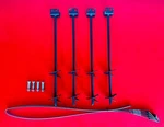 Mobile Home Parts Set Of 4 Auger Type Anchors Tie Down Straps & Bolts. Fixed Price $117.88.