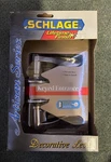 Schlage F51 4 Acc 619 Keyed Entrance Door Lever Satin Nickel New. Fixed Price $49.99.
