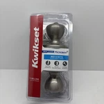 Kwikset Bed & Bath Tylo Locking Knob Satin Nickel 93001-865 New. Fixed Price $7.99.