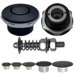 Black 1.00" & 2" Stud Pro Stainless Mini Push Button Latch Hood Pin. Fixed Price $36.49.