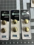 New 5-KNOB Pack Lot Liberty P50150L-PB-U 1-1/4" Logan Polished Brass. Fixed Price $17.99.