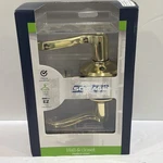Schlage Flair Passage Door Lever Handle Bright Brass F10 605 Hall & Closet. Fixed Price $13.45.