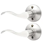 Gobekor 2 Pack Brushed Nickel Single Left-handed Dummy Lever, Satin. Fixed Price $24.64.