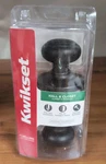 Kwikset Cove Hall Closet Passage Door Knob Venetian Bronze 92001-511. Fixed Price $12.50.
