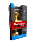 Kwikset Signature Series Pismo Satin Brass Bed/bath Square Privacy Door Knob. Fixed Price $27.88.