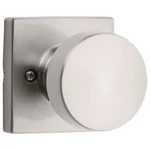 Kwikset Pismo Satin Nickel Square Half-dummy Flat Door Knob. Fixed Price $14.95.
